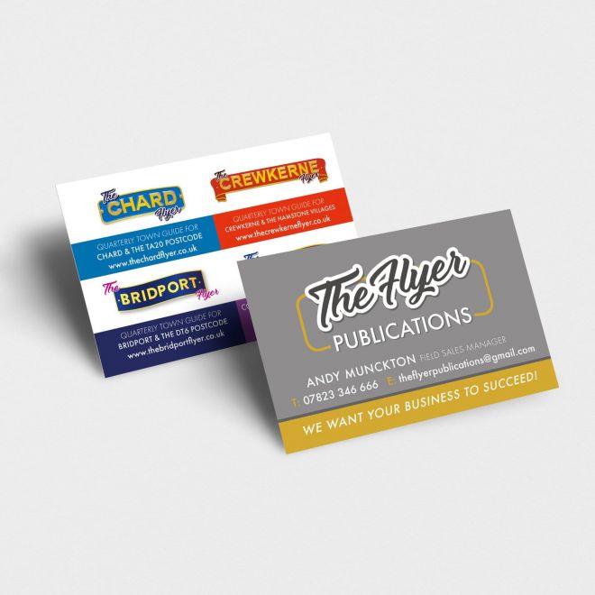 The Flyer Publication Business Cards