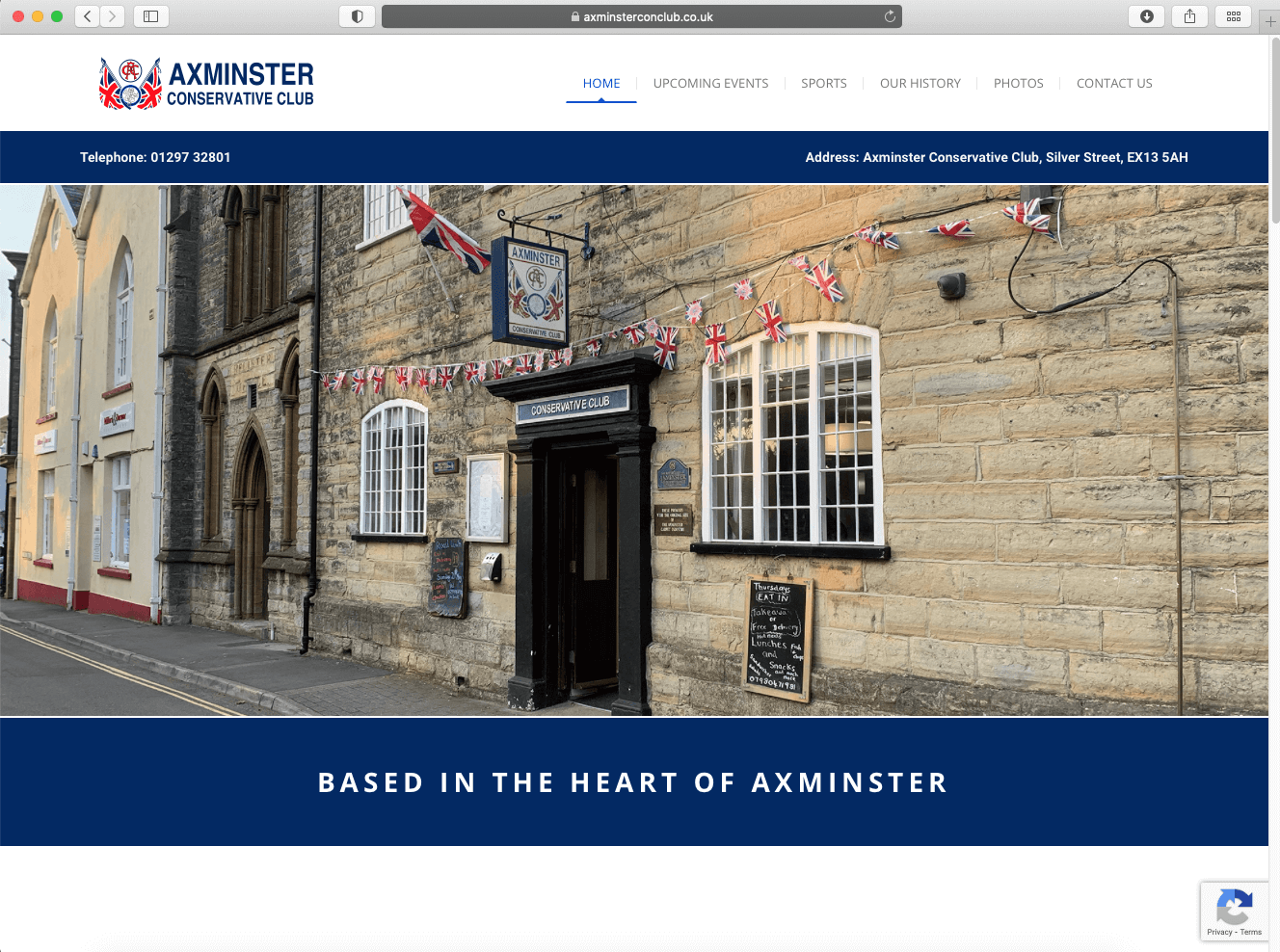 Axminster Con Club Website