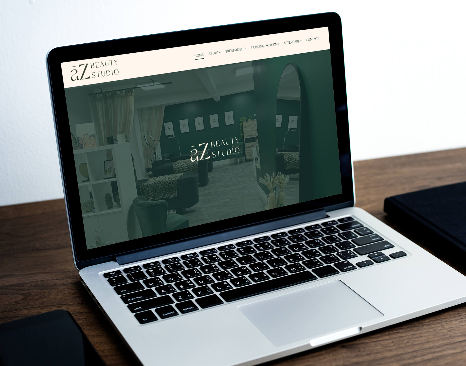 AZ Beauty Exeter website design