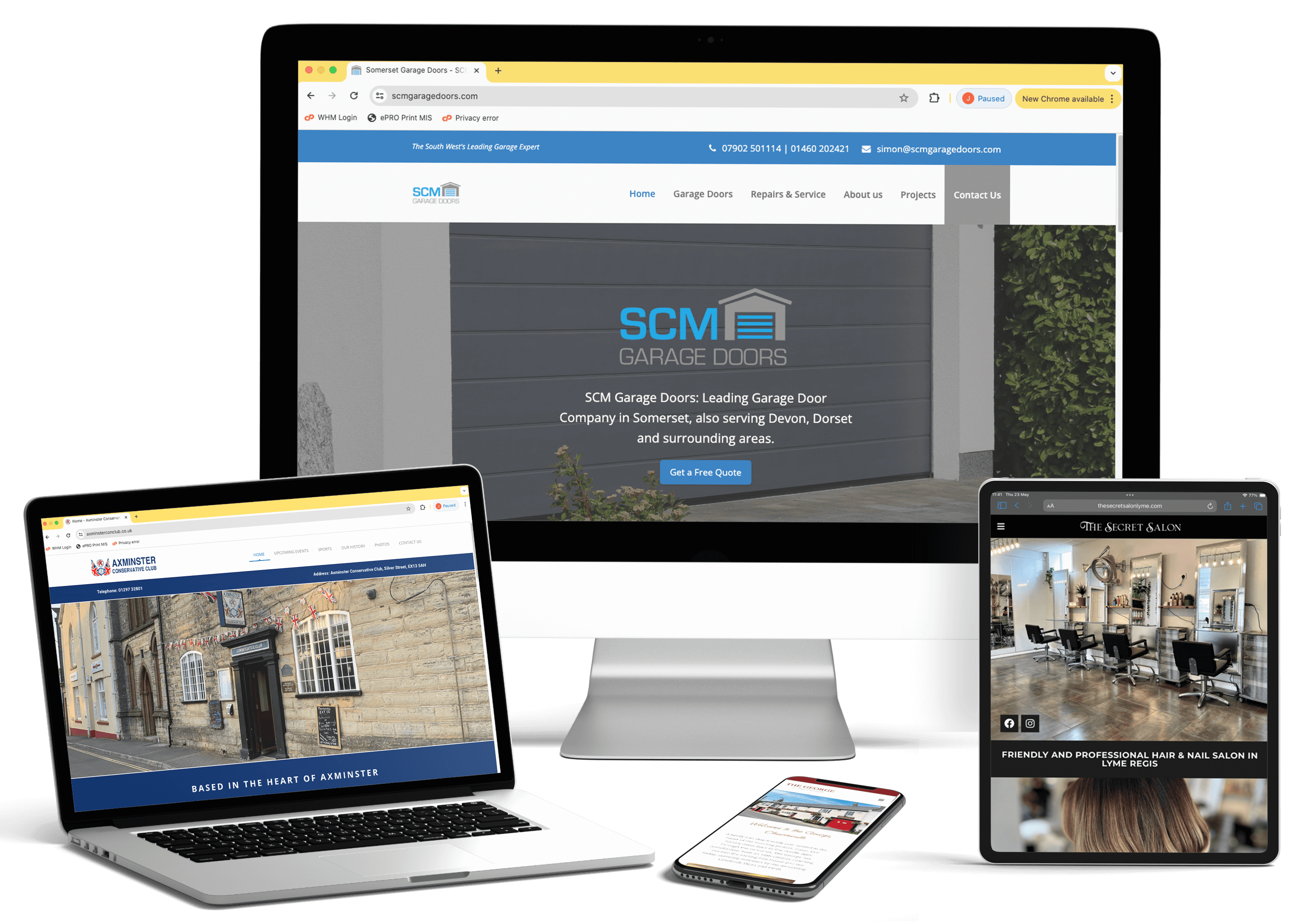 Axminster Website Design Services