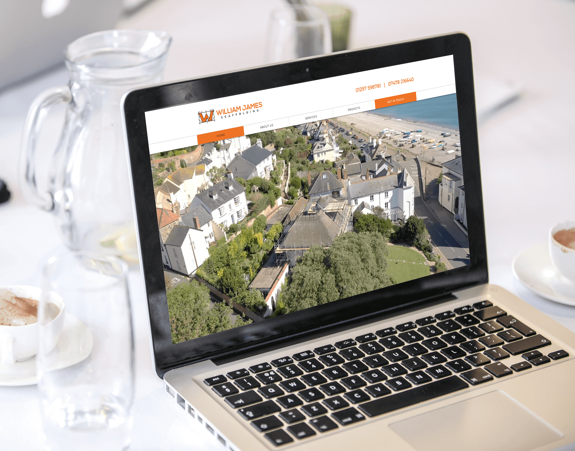 William James Scaffolding website design
