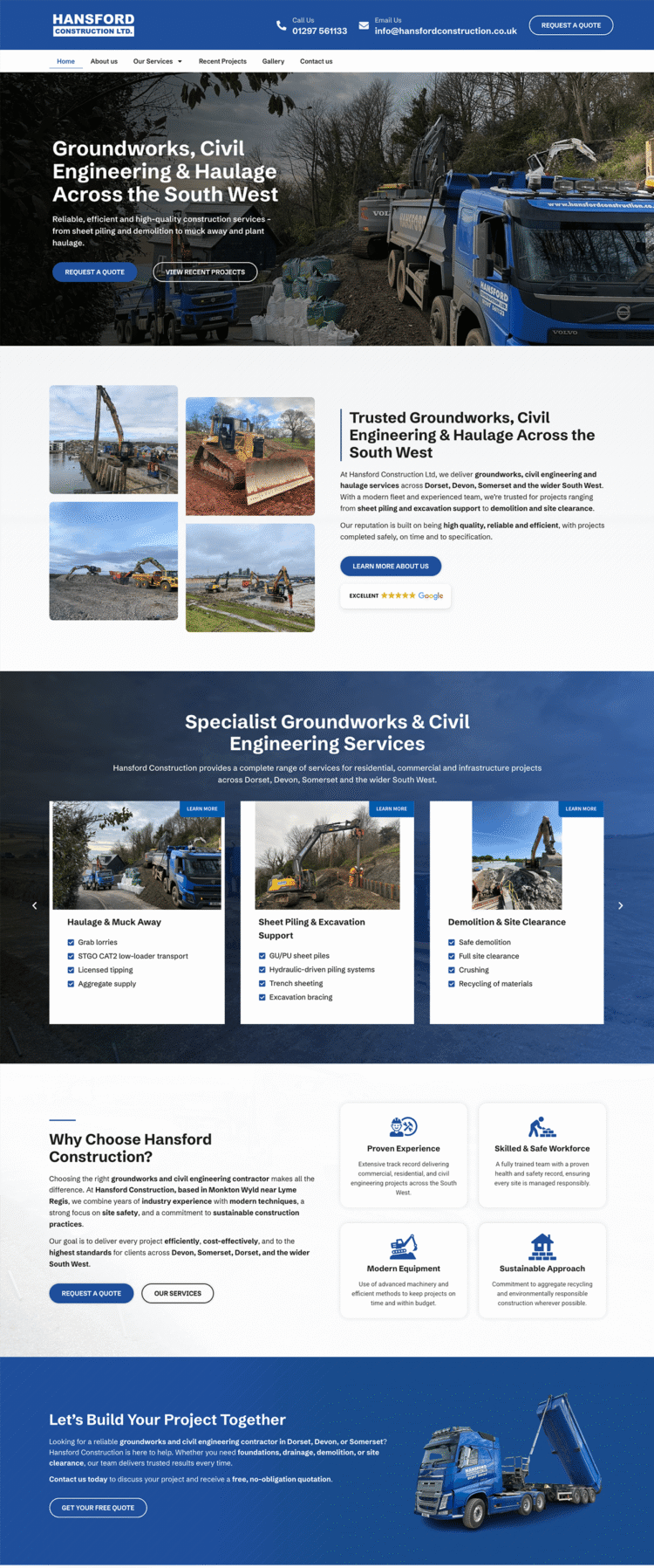 Axminster Website Design