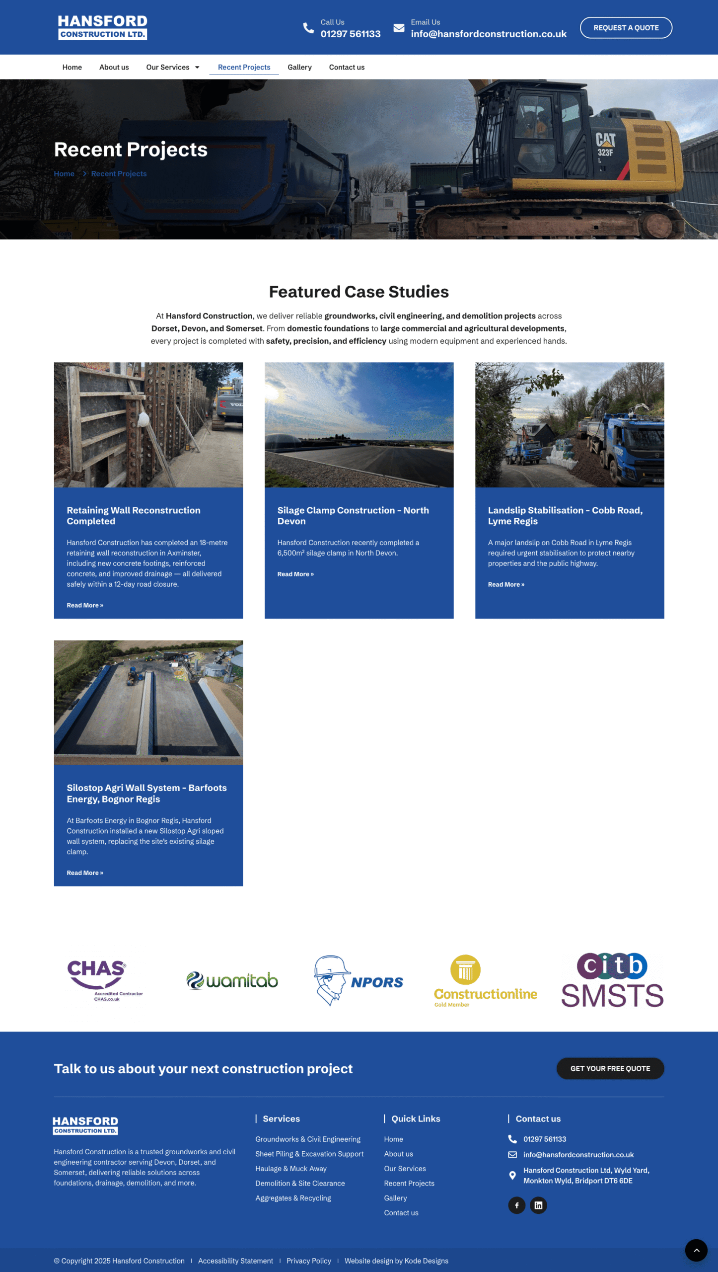 Axminster Website Design