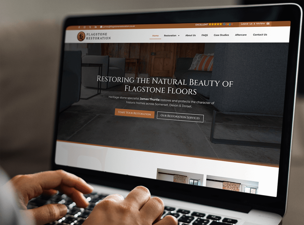 Website Redesign for Flagstone Restoration